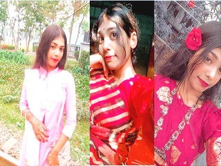 Village girlfriend showed mice Boobs While talking on video call