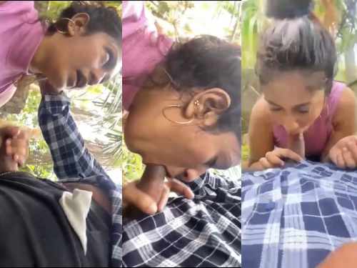 Shashini Sucking Outdoor JilHub Sinhala Lover In Jungle Beach
